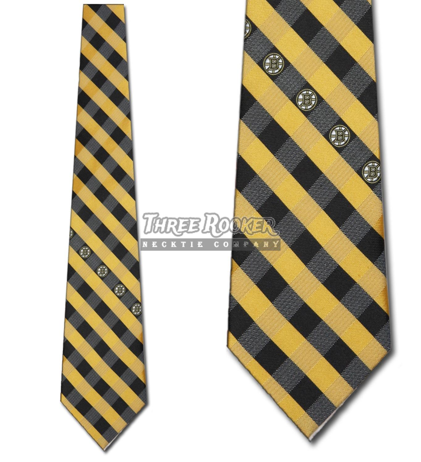 Bruins Ties Boston Bruins Neckties Mens Officially Licensed Hockey Neck Tie NWT