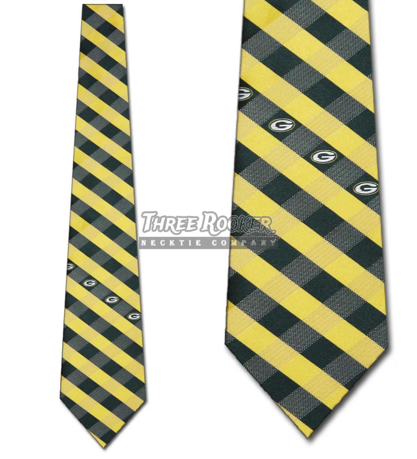 Green Bay Packers Tie Packers Neckties Mens Licensed Football Neck Ties NWT