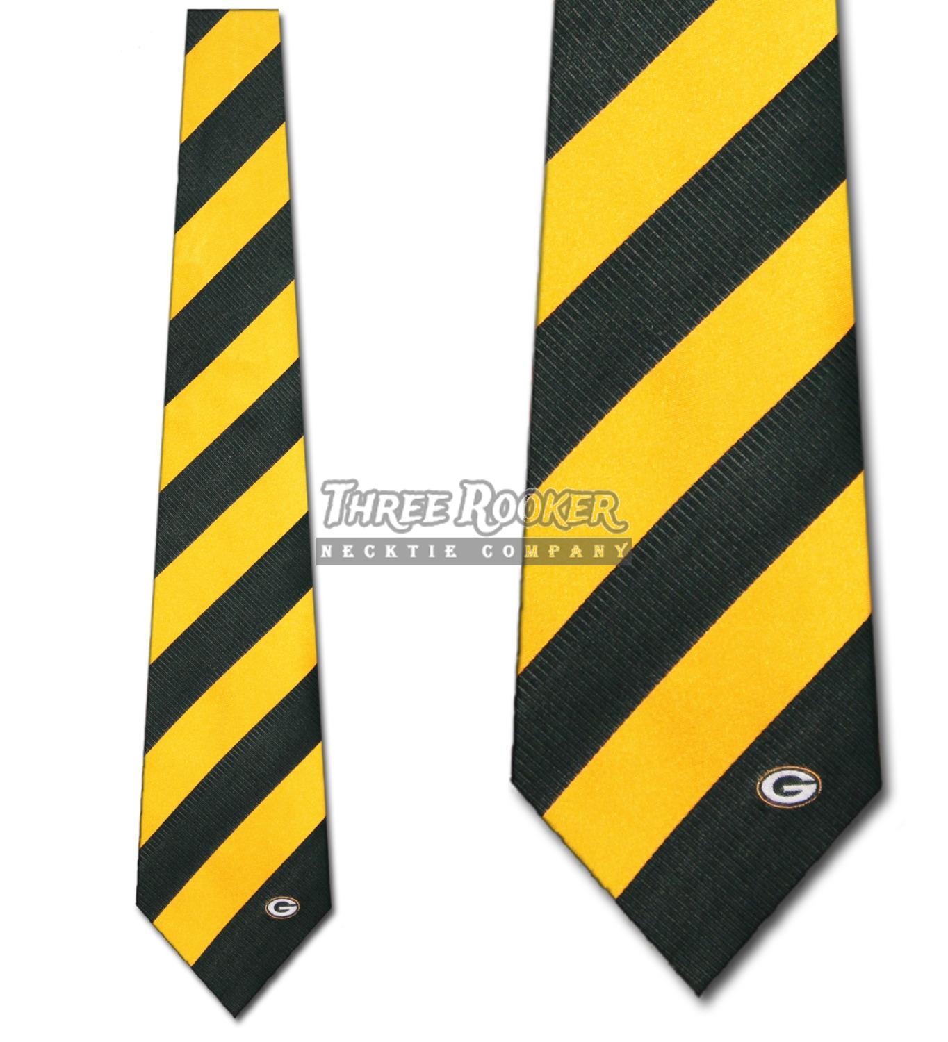 Green Bay Packers Tie Packers Neckties Mens Licensed Football Neck Ties NWT
