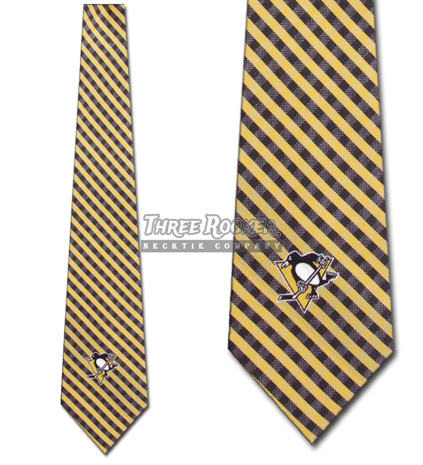 Pittsburgh Penguins Ties Mens Penguins Necktie Licensed Neck Tie NWT